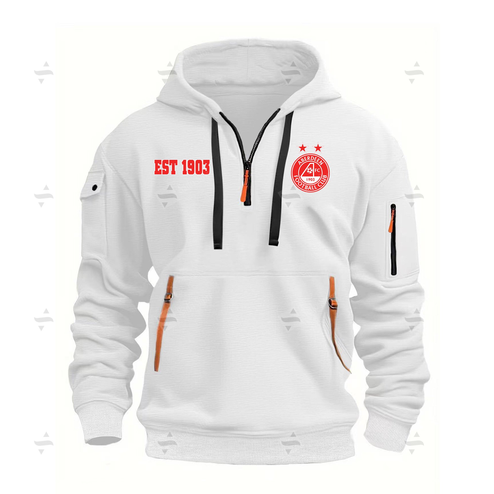 Buildercar - Aberdeen F.C - Hoodie Half Zipper