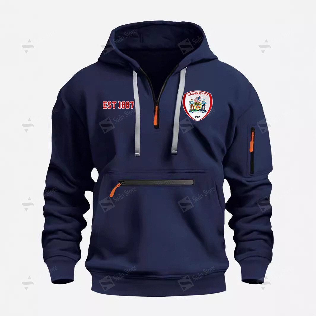 Buildercar - Barnsley F.C - Half-Zip Hoodies