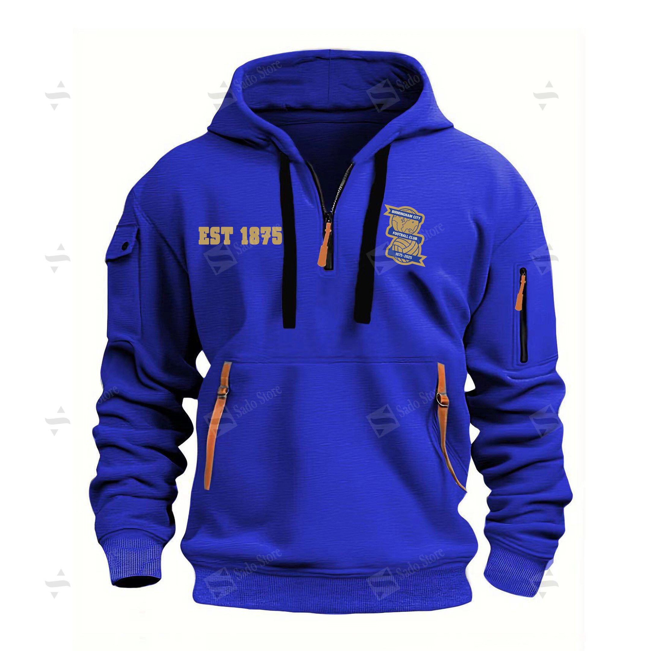 Buildercar - Birmingham City 25-26 150Th Anniversary - Hoodie Half Zipper