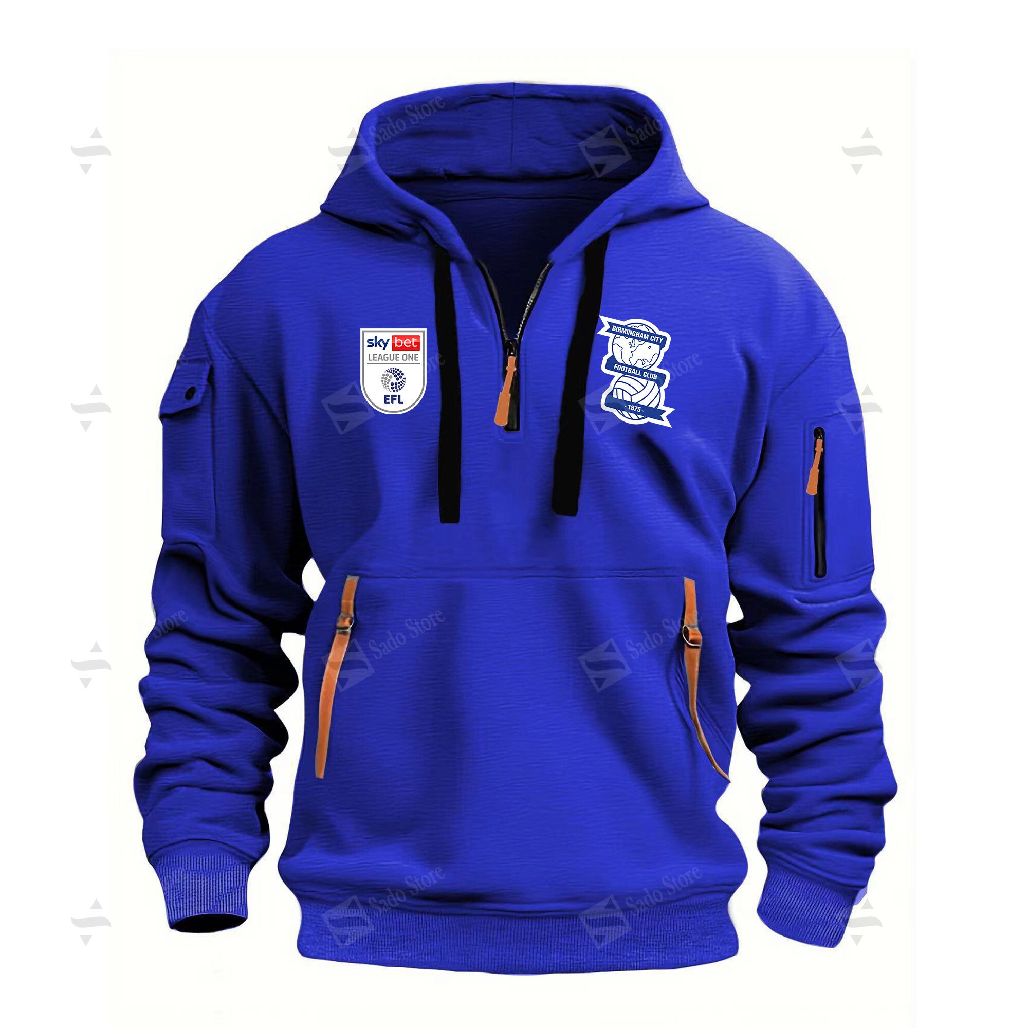 Buildercar - Birmingham City F.C - Hoodie Half Zipper