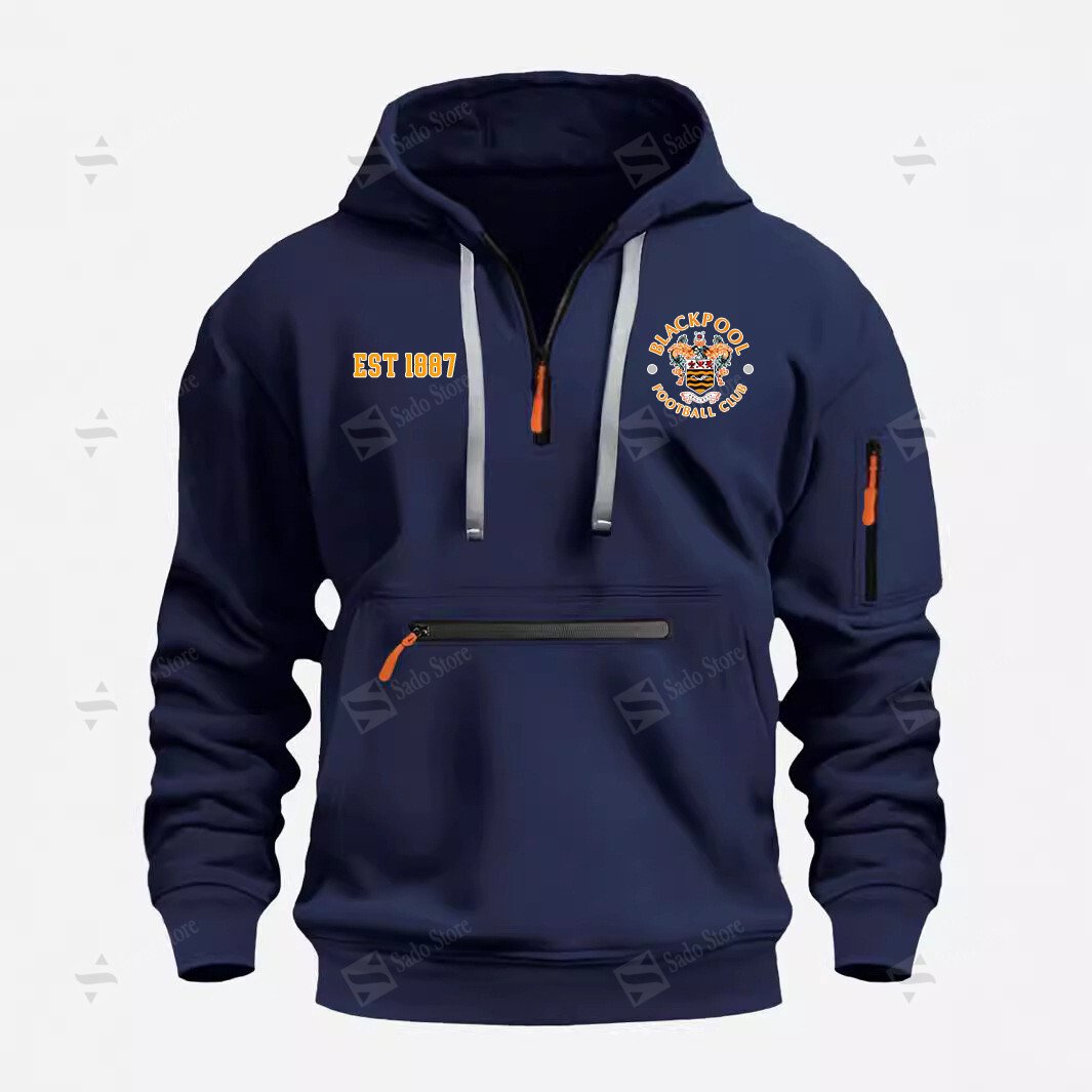 Buildercar - Blackpool F.C - Half-Zip Hoodies
