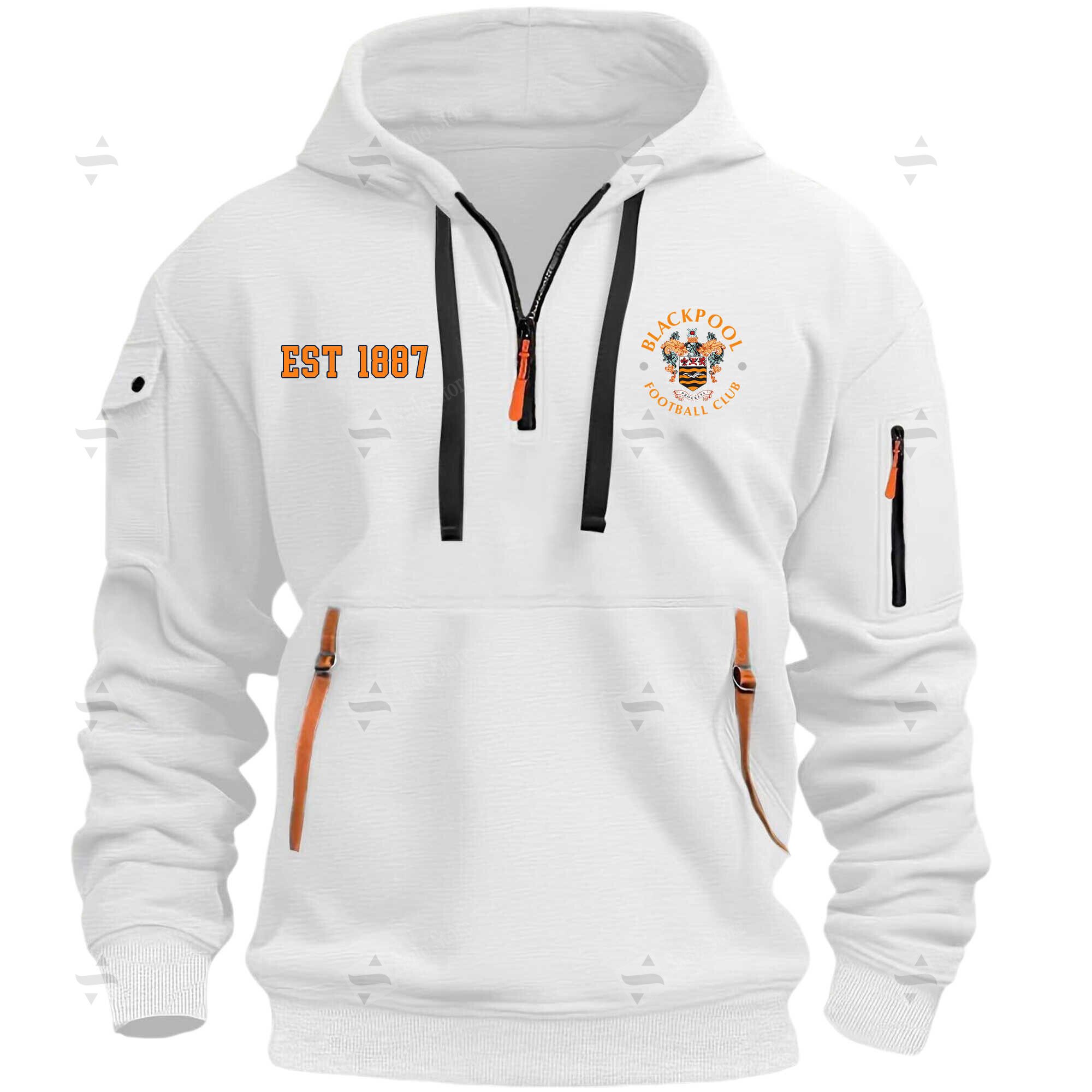 Buildercar - Blackpool F.C - Hoodie Half Zipper
