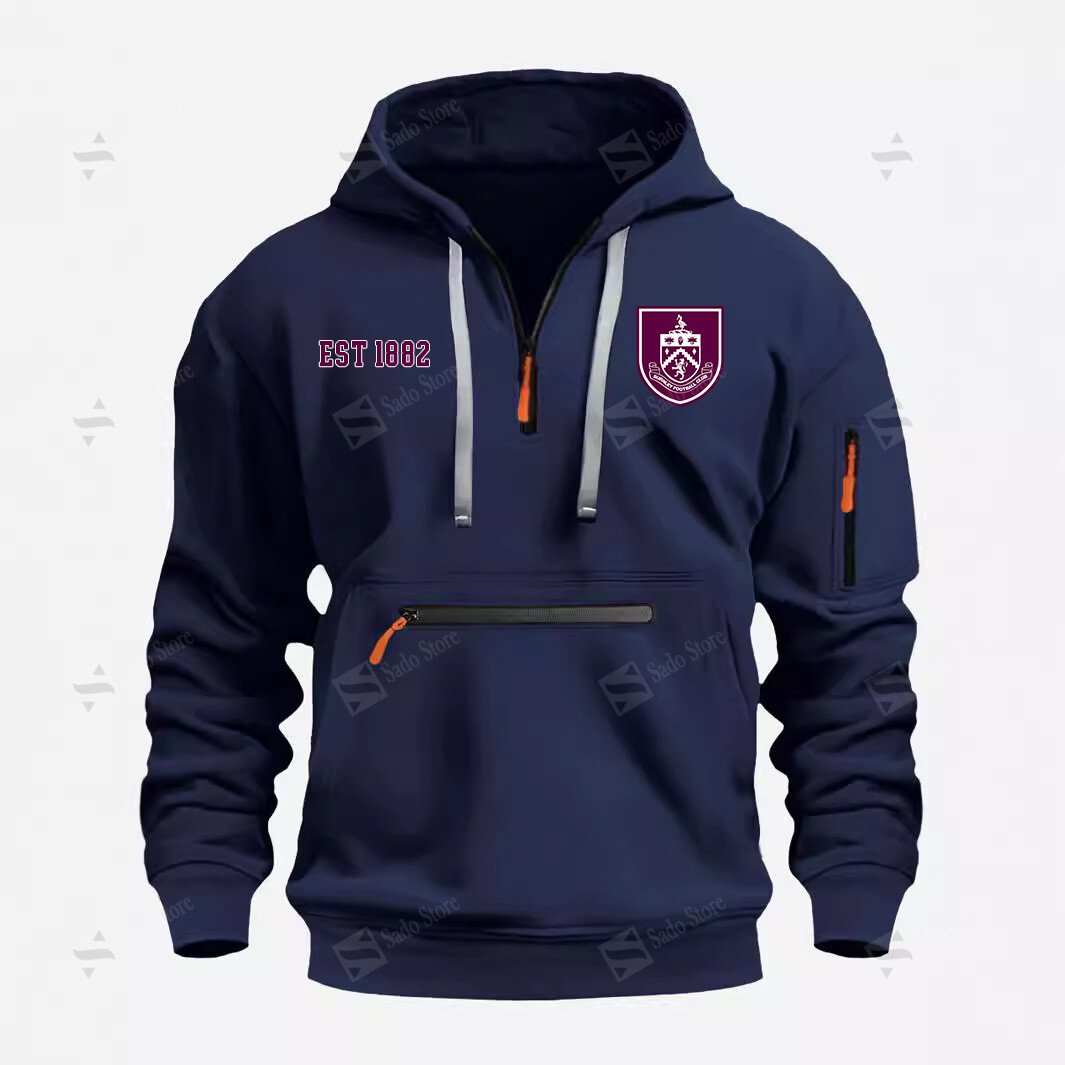 Buildercar - Burnley F.C - Half-Zip Hoodies