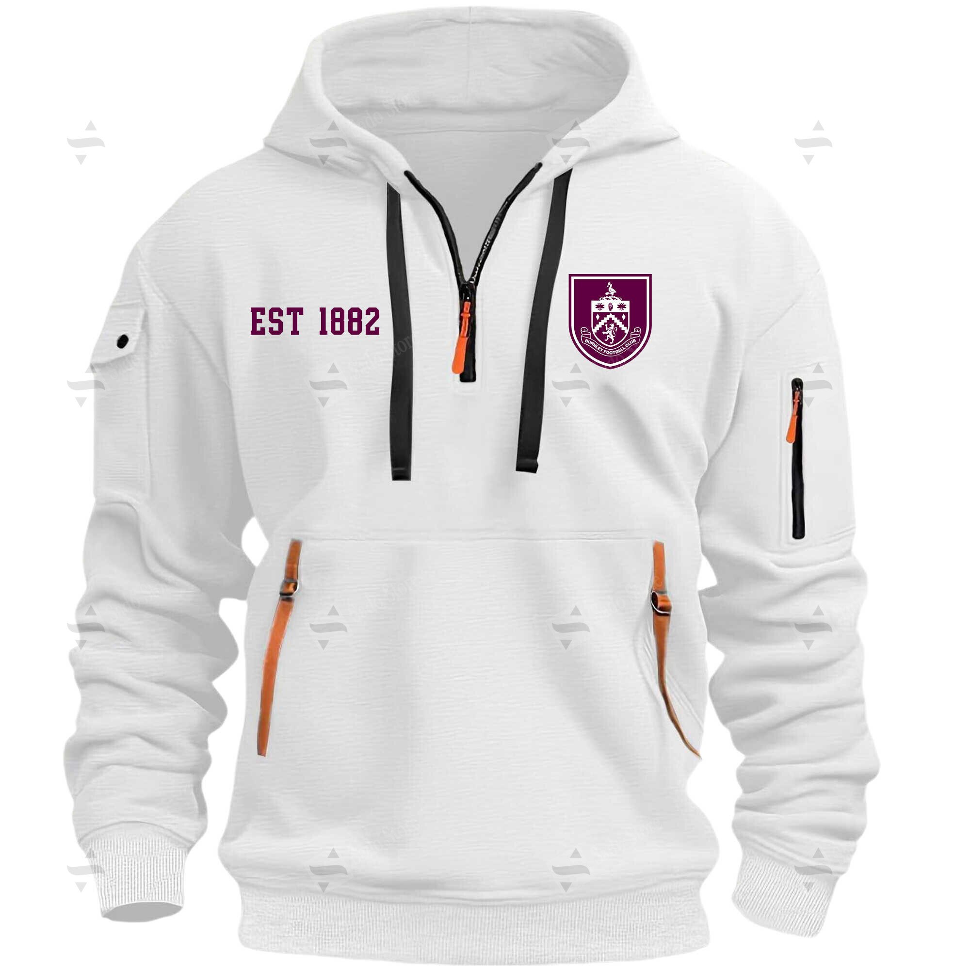 Buildercar - Burnley F.C - Hoodie Half Zipper