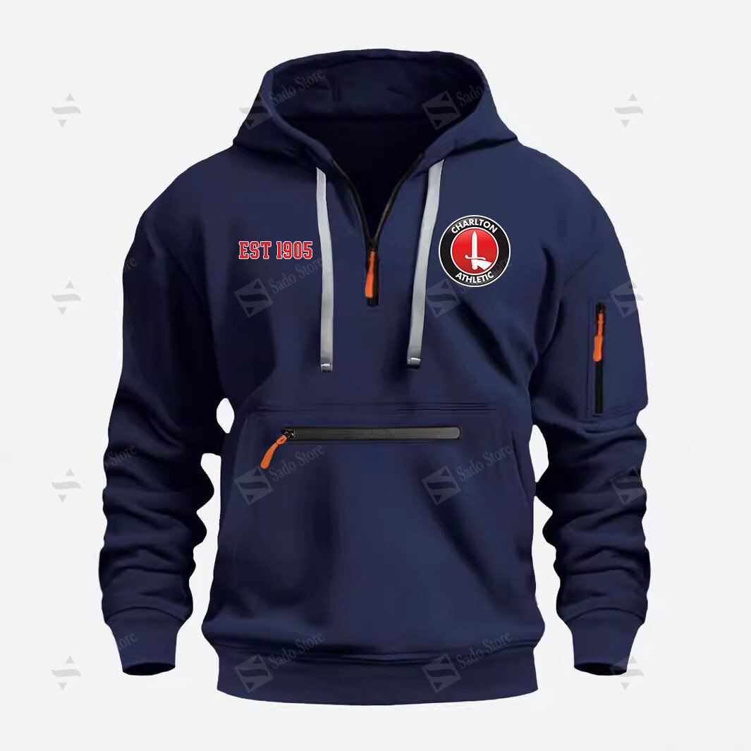 Buildercar - Charlton Athletic F.C - Half-Zip Hoodies