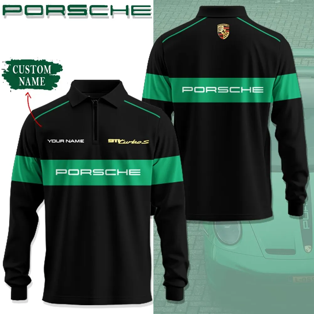 Buildercar -  Customized Long Sleeve Polo PORSCHE hm31102554