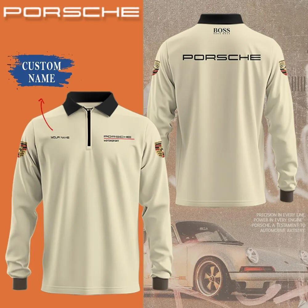 Buildercar -  Customized Long Sleeve Polo PORSCHE hm31102555