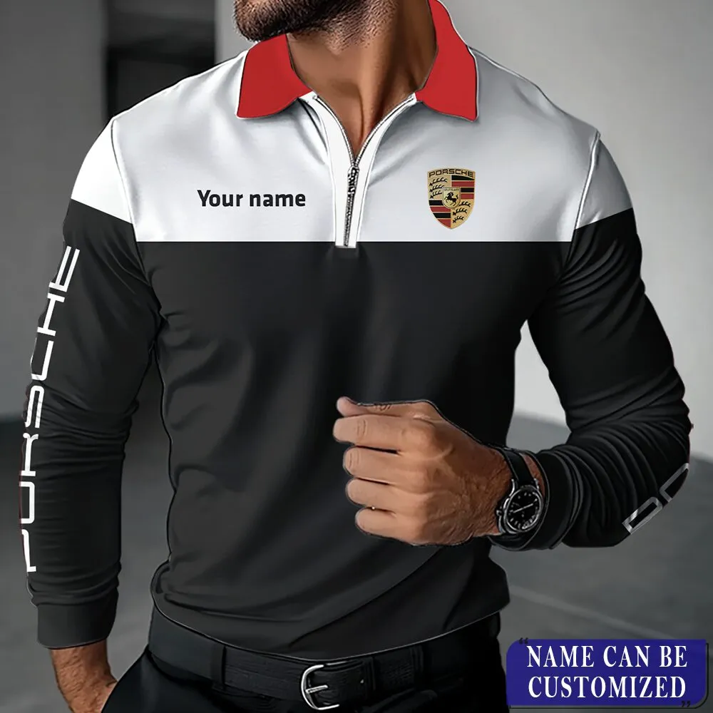 Buildercar - Customized Long Sleeve Polo PORSCHE hm31102556 - Image 2