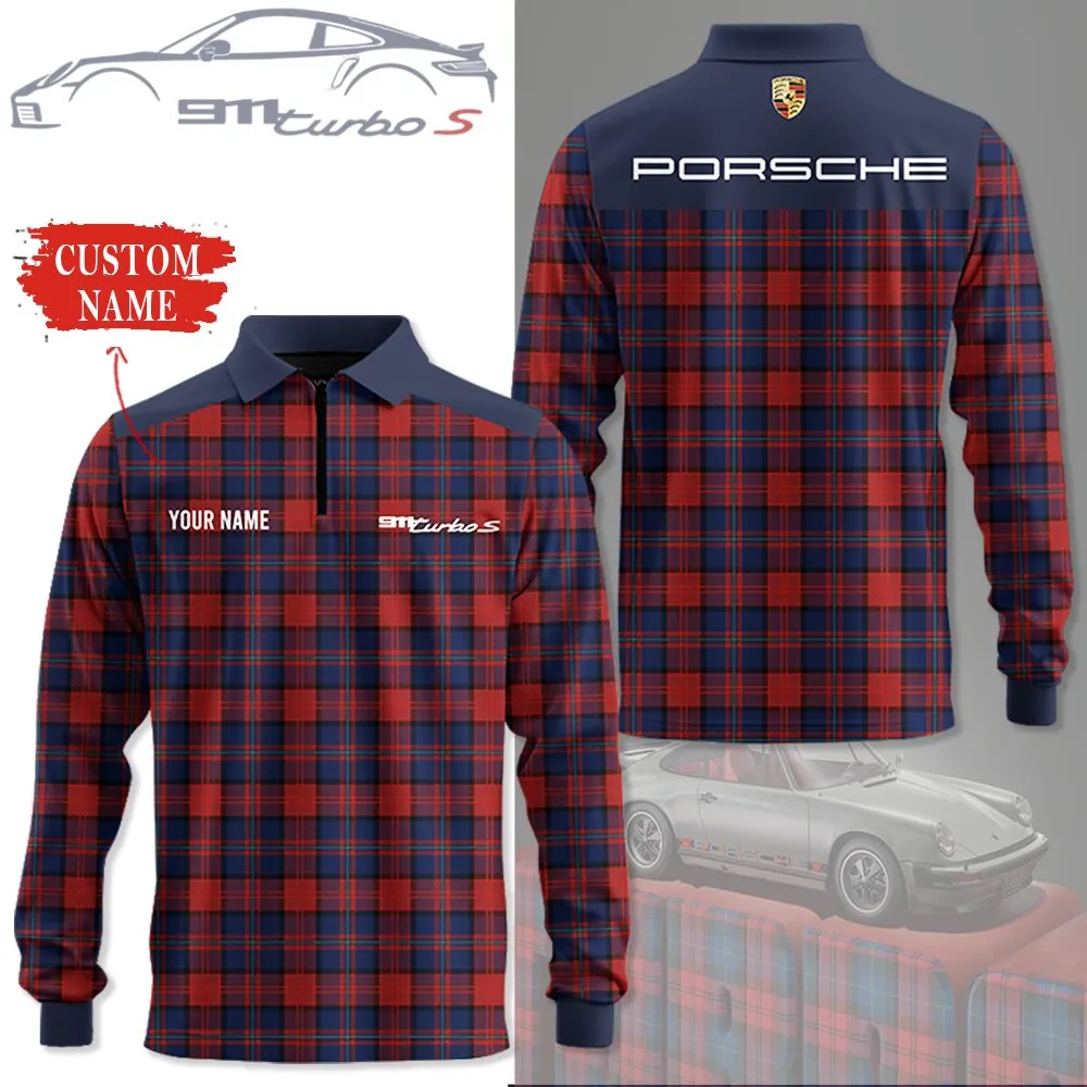 Buildercar -  Customized Long Sleeve Polo PORSCHE hm31102560