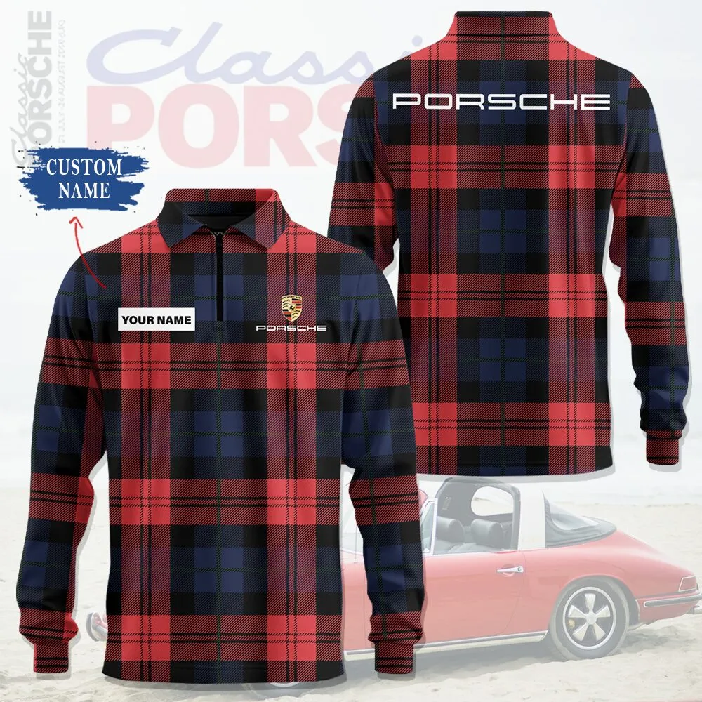 Buildercar -  Customized Long Sleeve Polo PORSCHE hm31102561