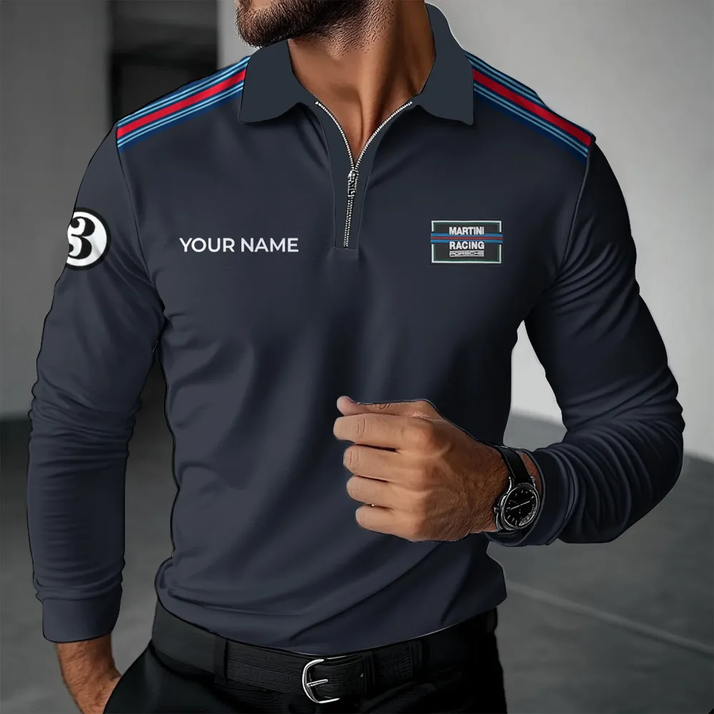 Buildercar - Customized Long Sleeve Polo PORSCHE hm31102563 - Image 2