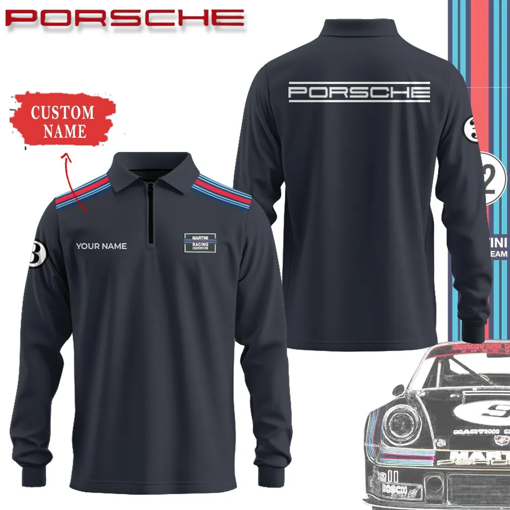 Buildercar -  Customized Long Sleeve Polo PORSCHE hm31102563