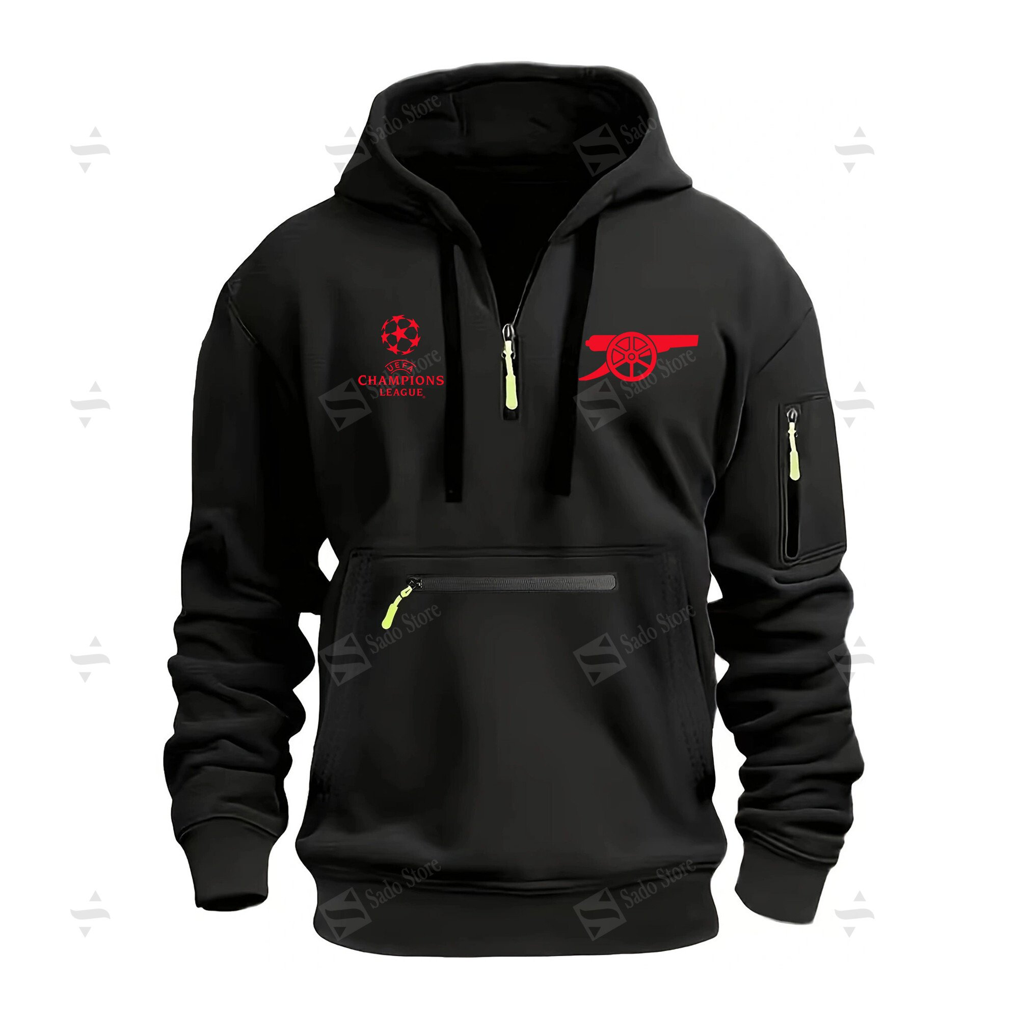Buildercar - EPL - Arsenal F.C. - Half-Zip Hoodies