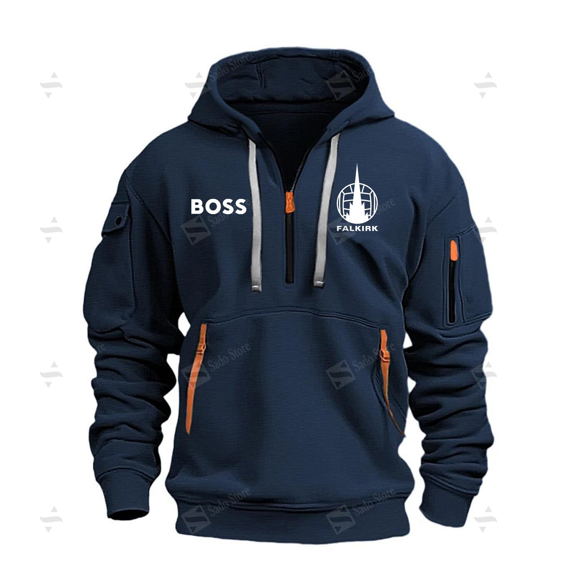 Buildercar - EPL - Falkirk F.C. - Hoodie Half Zipper