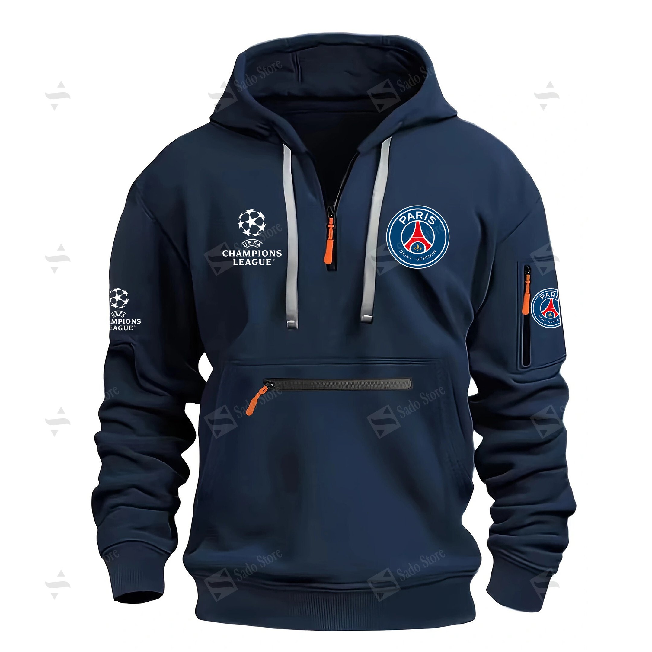 Buildercar - EPL - Half-Zip Hoodies - Paris Saint-Germain Fc