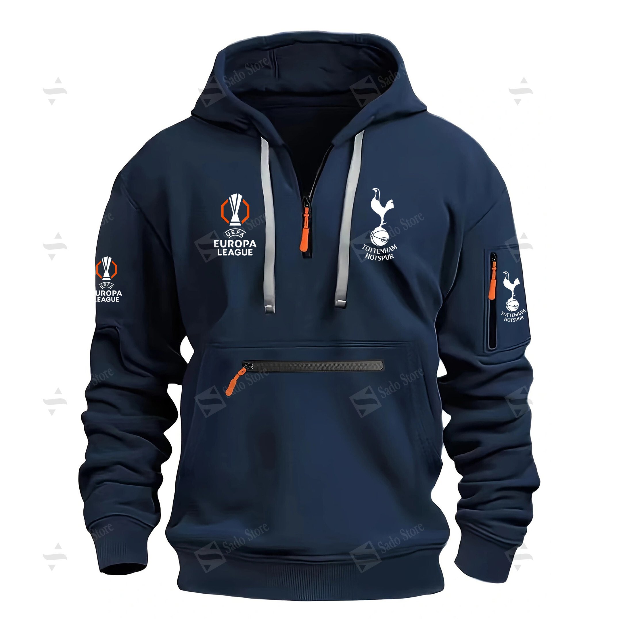 Buildercar - EPL - Half-Zip Hoodies -Tottenham Hotspur F.C.