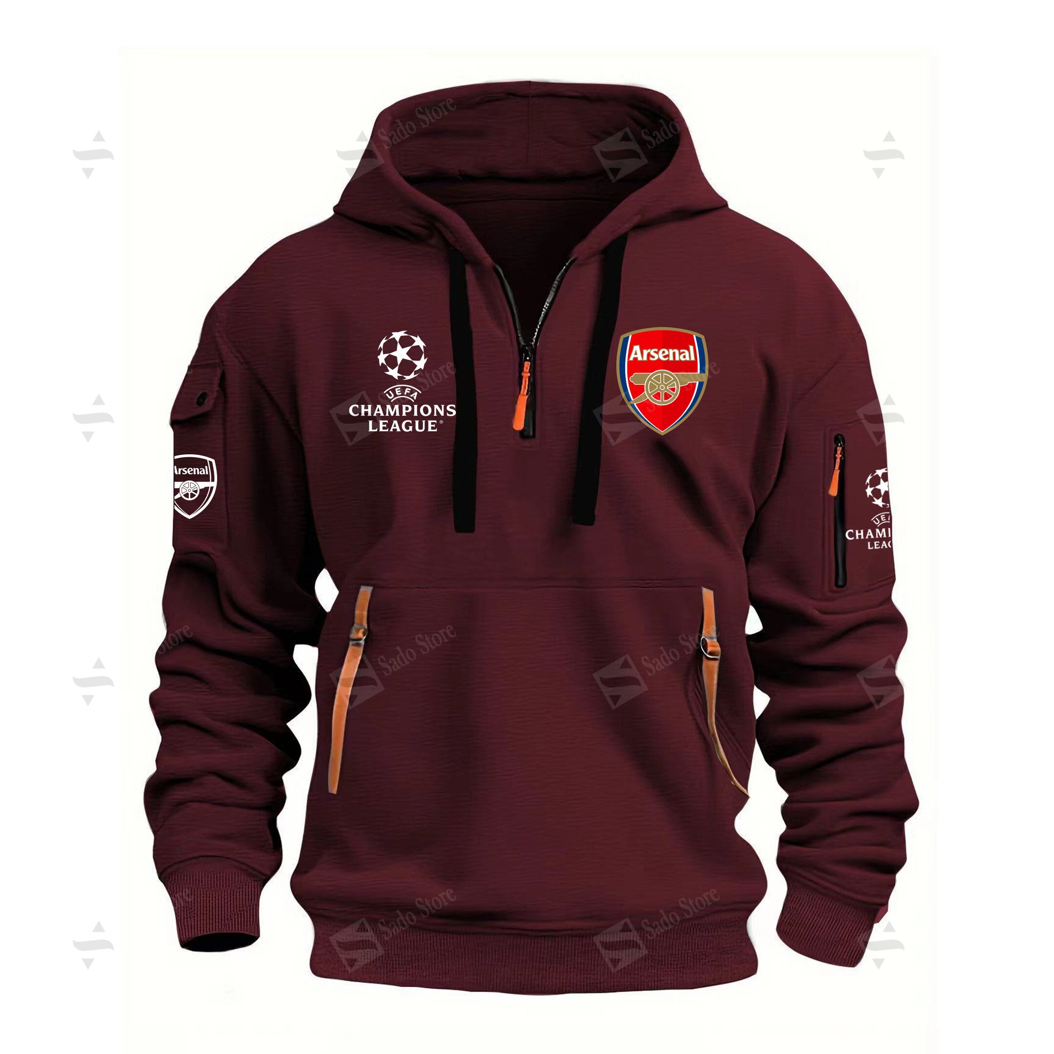Buildercar - EPL - Hoodie Half Zipper - Arsenal F.C.