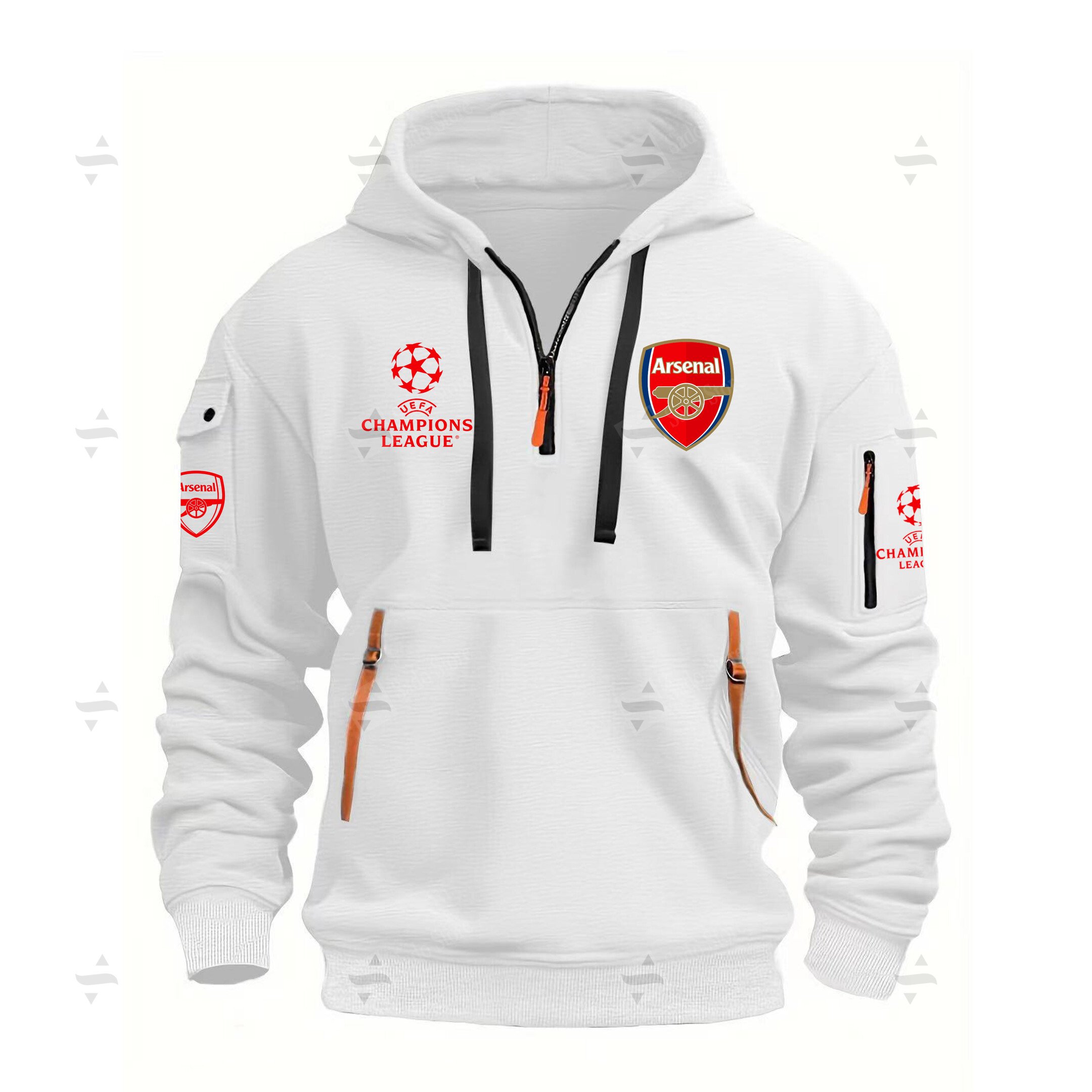 Buildercar - EPL - Hoodie Half Zipper - Arsenal F.C.