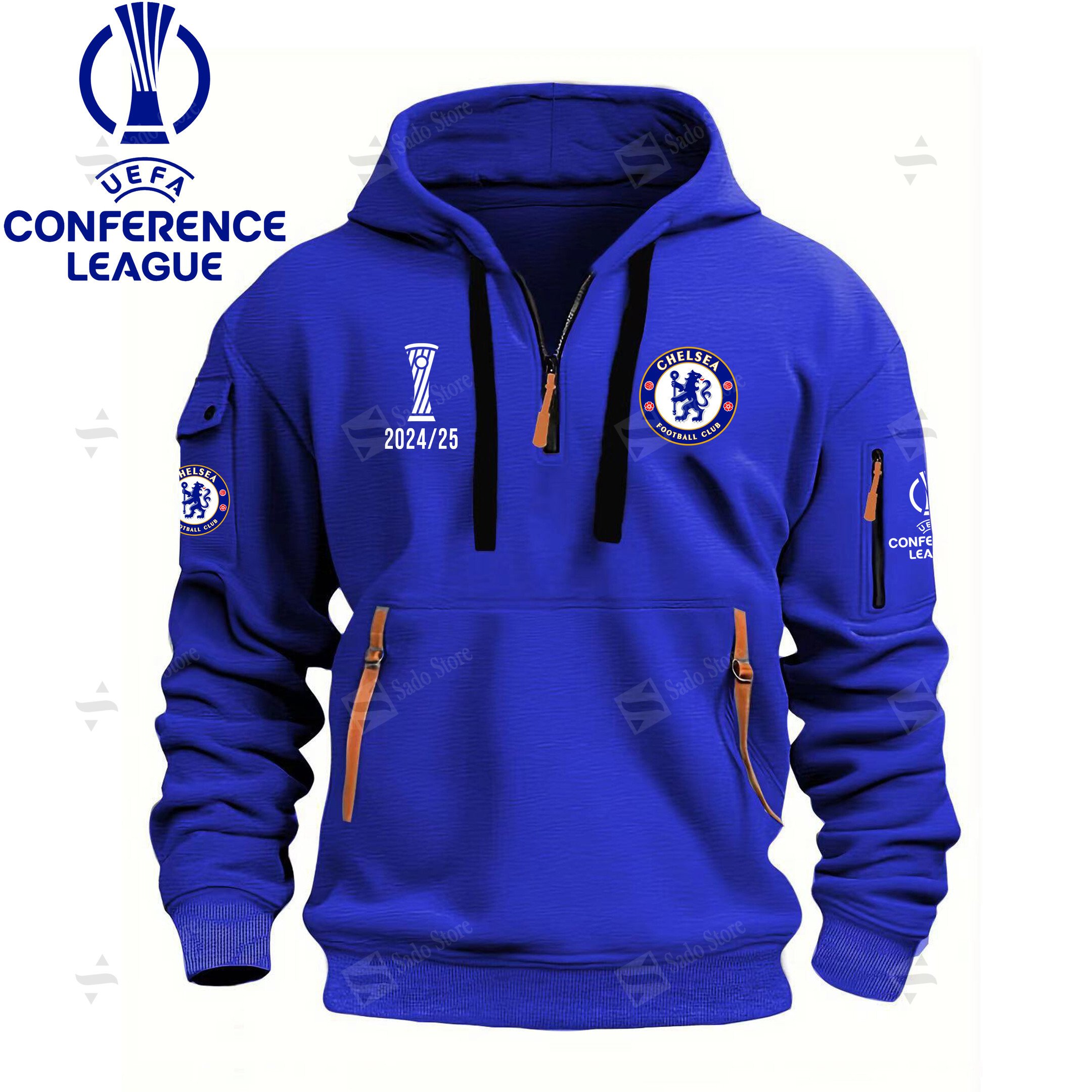 Buildercar - EPL - Hoodie Half Zipper - Chelsea F.C.