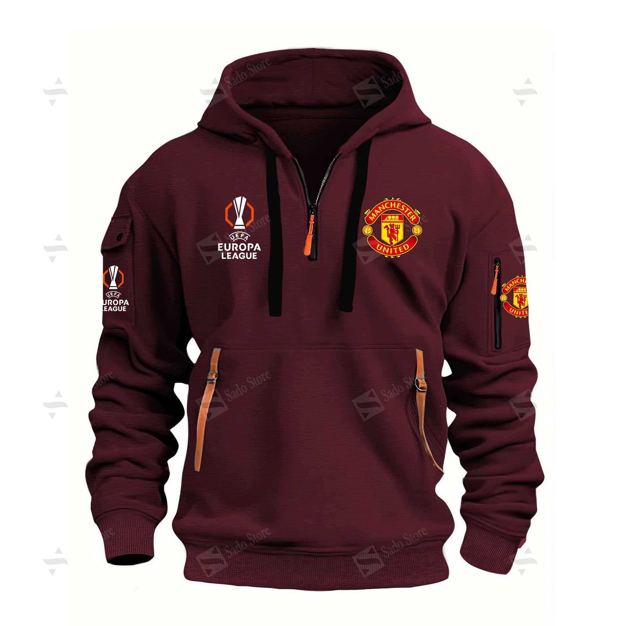 Buildercar - EPL - Hoodie Half Zipper - Manchester United F.C.