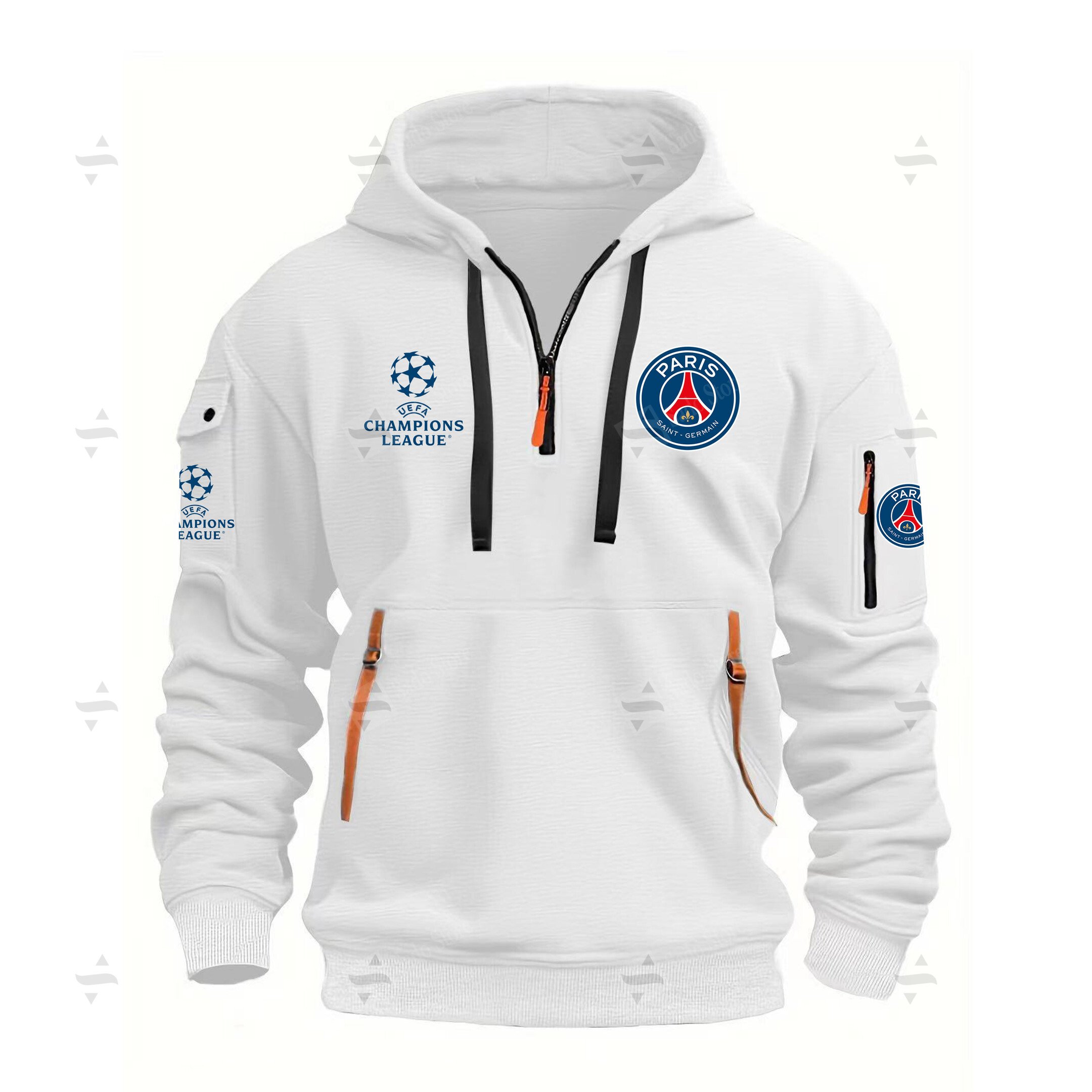 Buildercar - EPL - Hoodie Half Zipper - Paris Saint-Germain Fc
