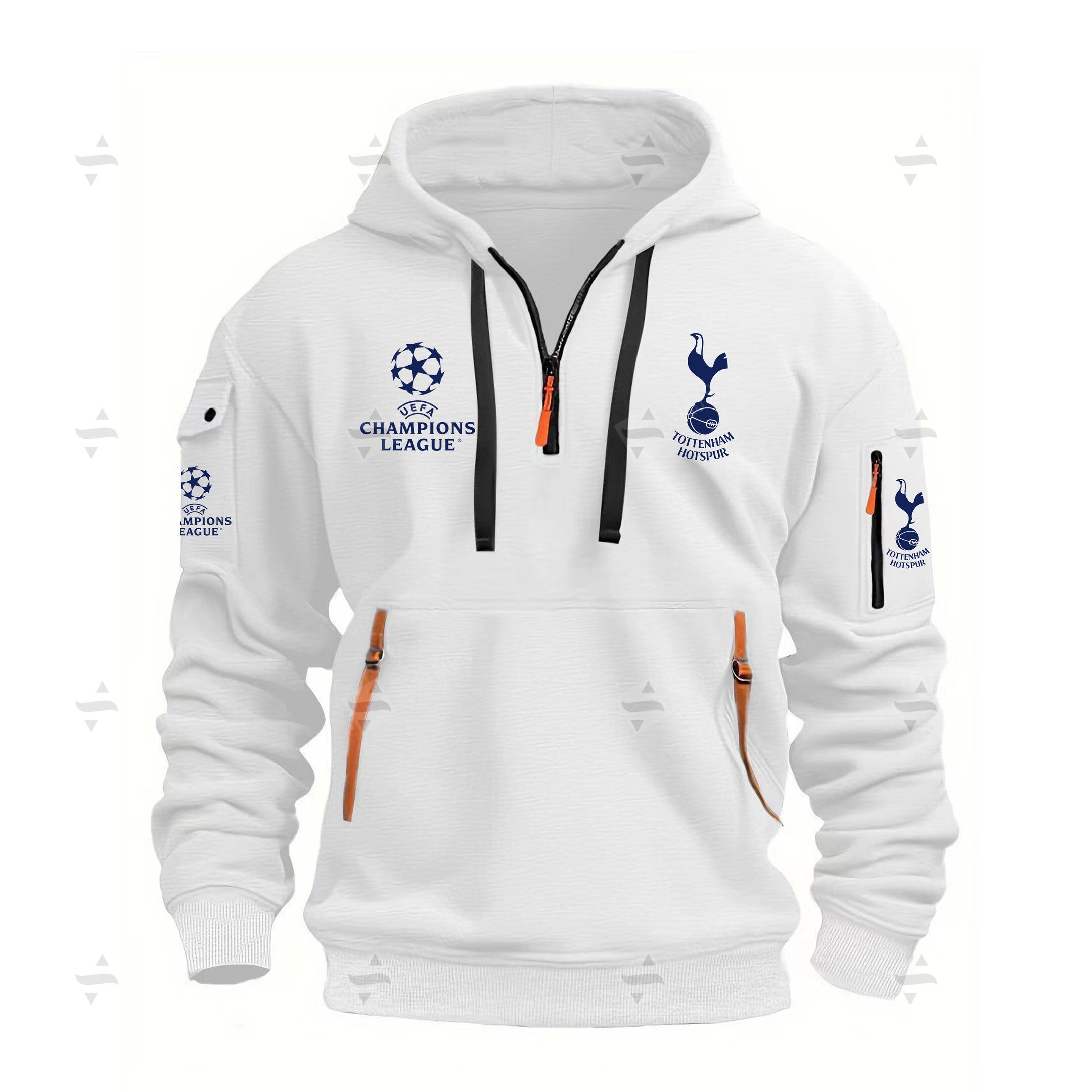 Buildercar - EPL - Hoodie Half Zipper -Tottenham Hotspur F.C.