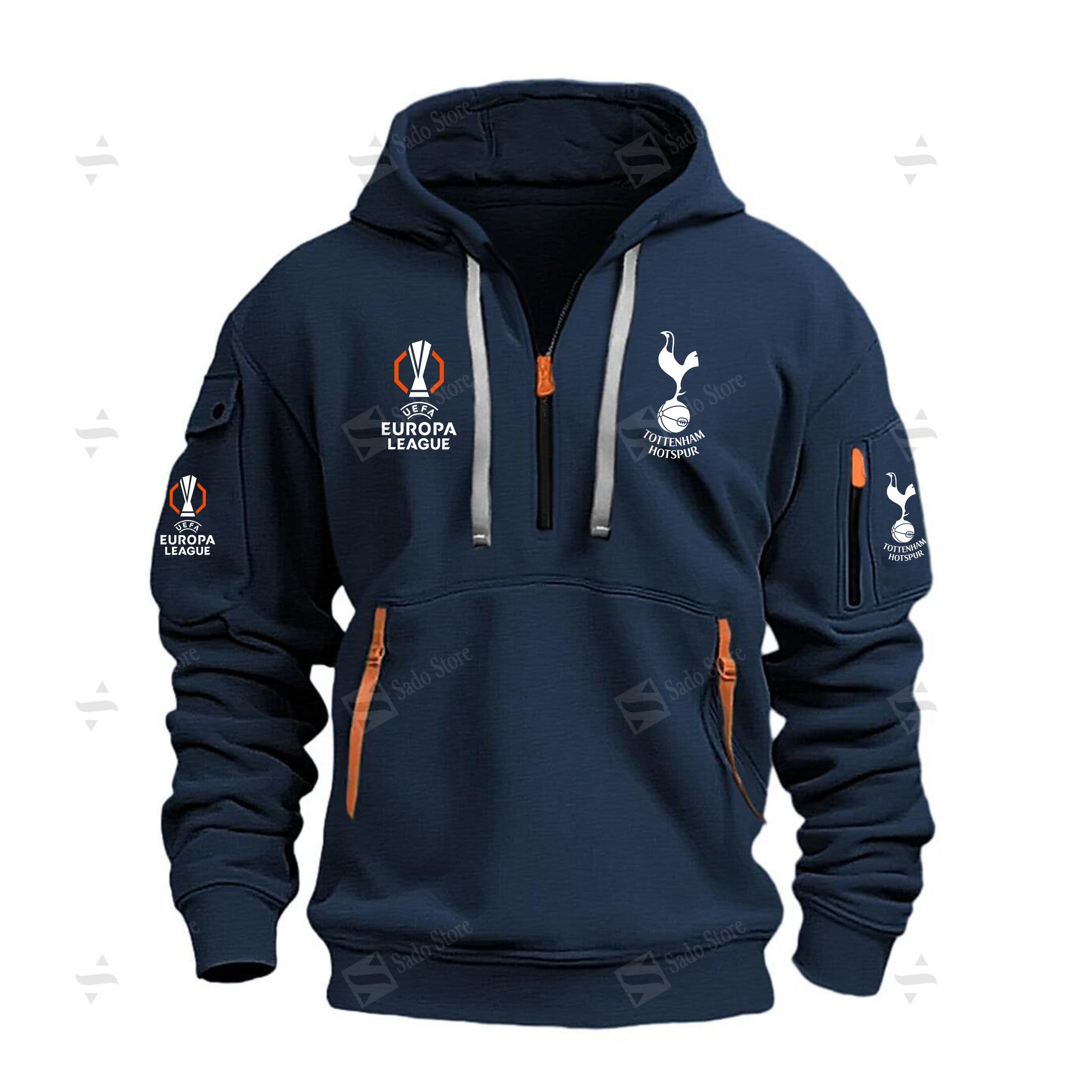 Buildercar - EPL - Hoodie Half Zipper -Tottenham Hotspur F.C.