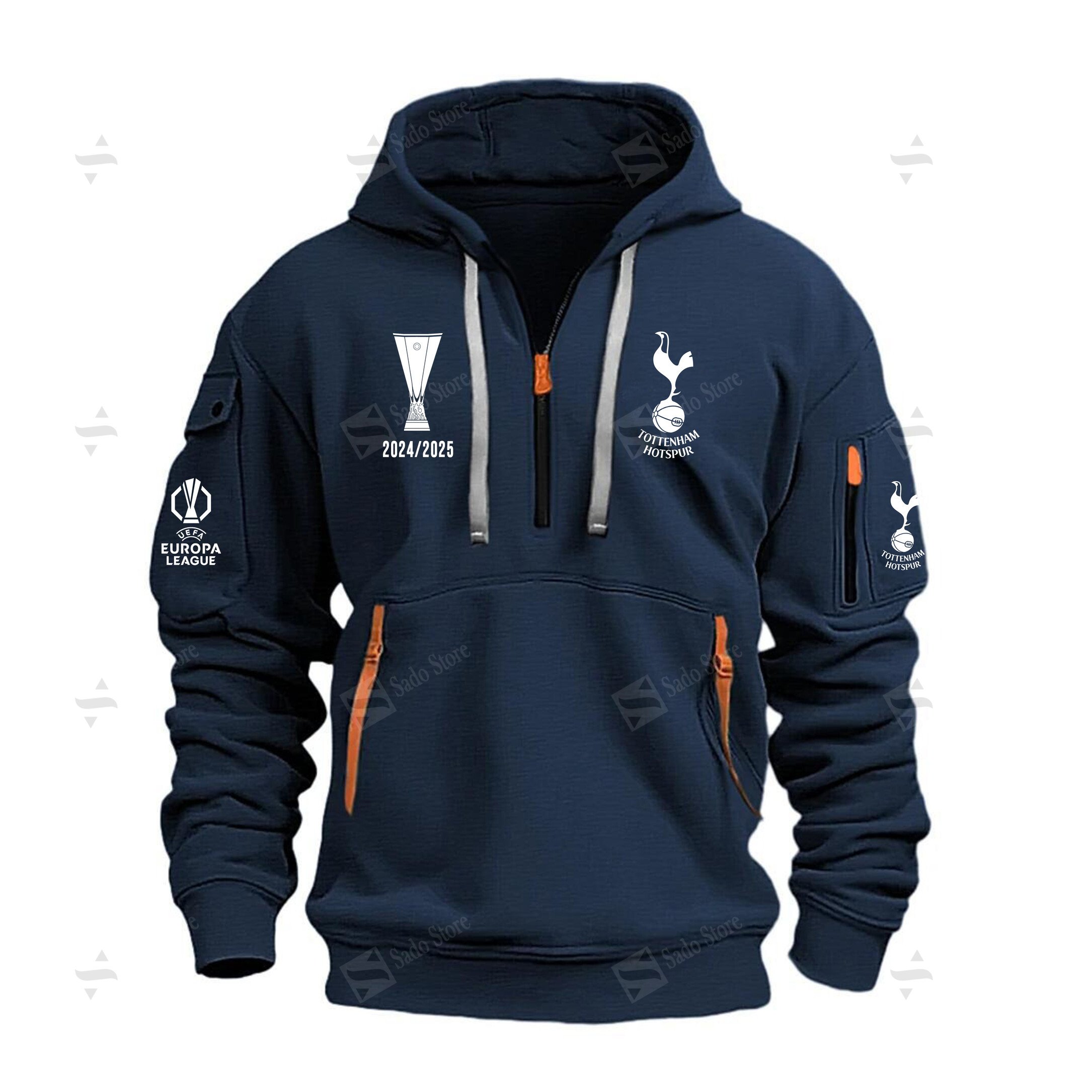 Buildercar - EPL - Hoodie Half Zipper -Tottenham Hotspur F.C.