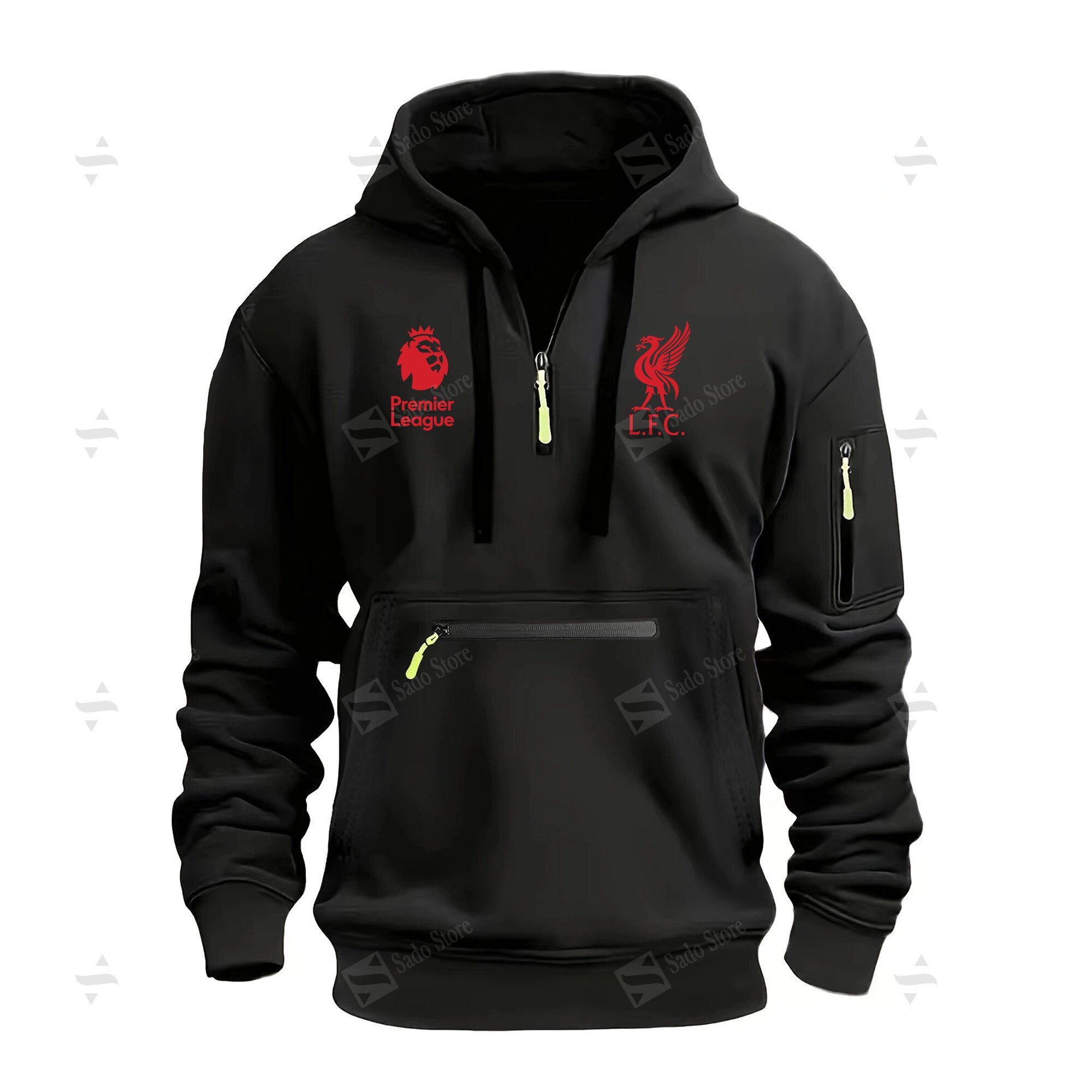 Buildercar - EPL - Liverpool F.C.. - Half-Zip Hoodies