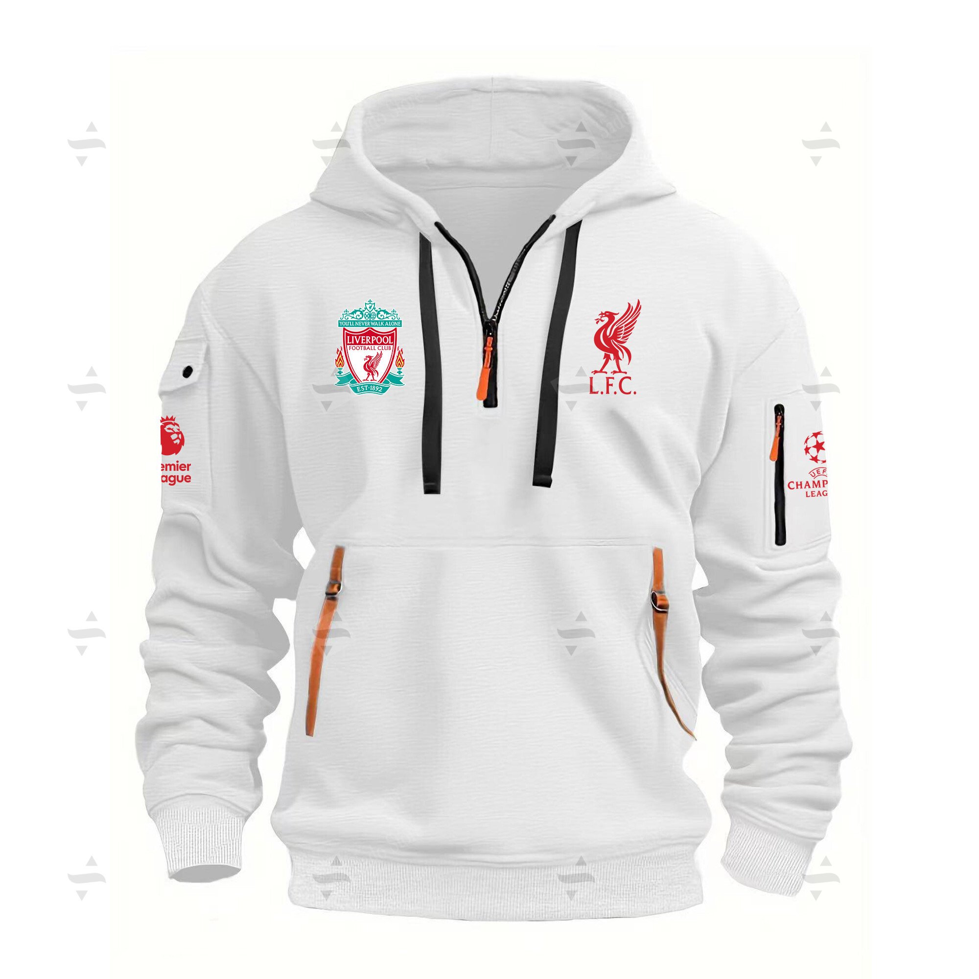 Buildercar - EPL - Liverpool F.C.. - Hoodie Half Zipper