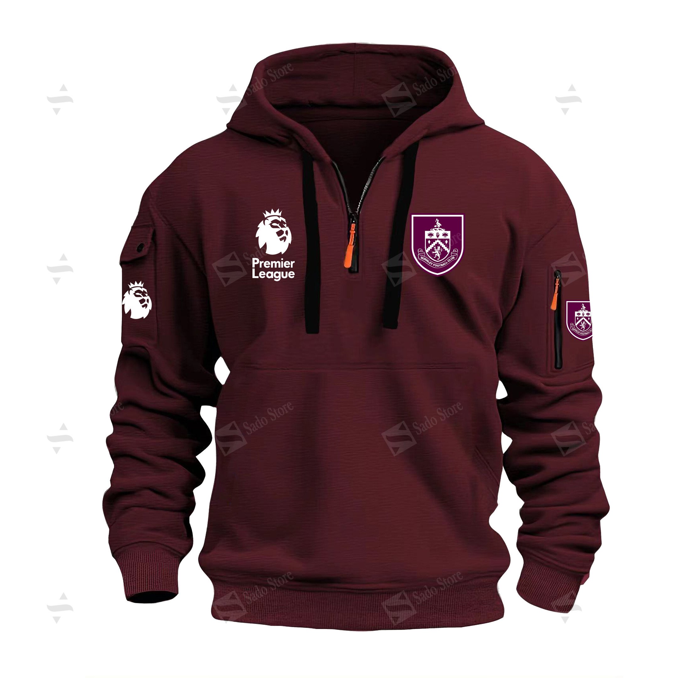Buildercar - EPL - Minimal Zip Hoodie - Burnley F.C.