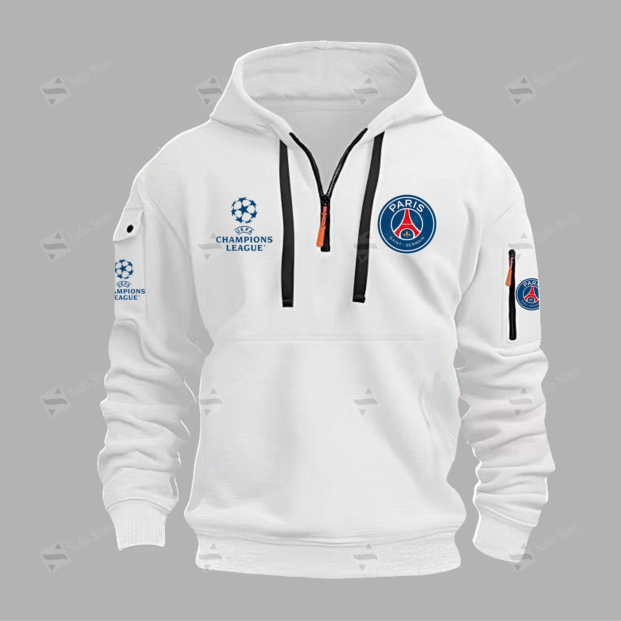 Buildercar - EPL - Minimal Zip Hoodie - Paris Saint-Germain Fc