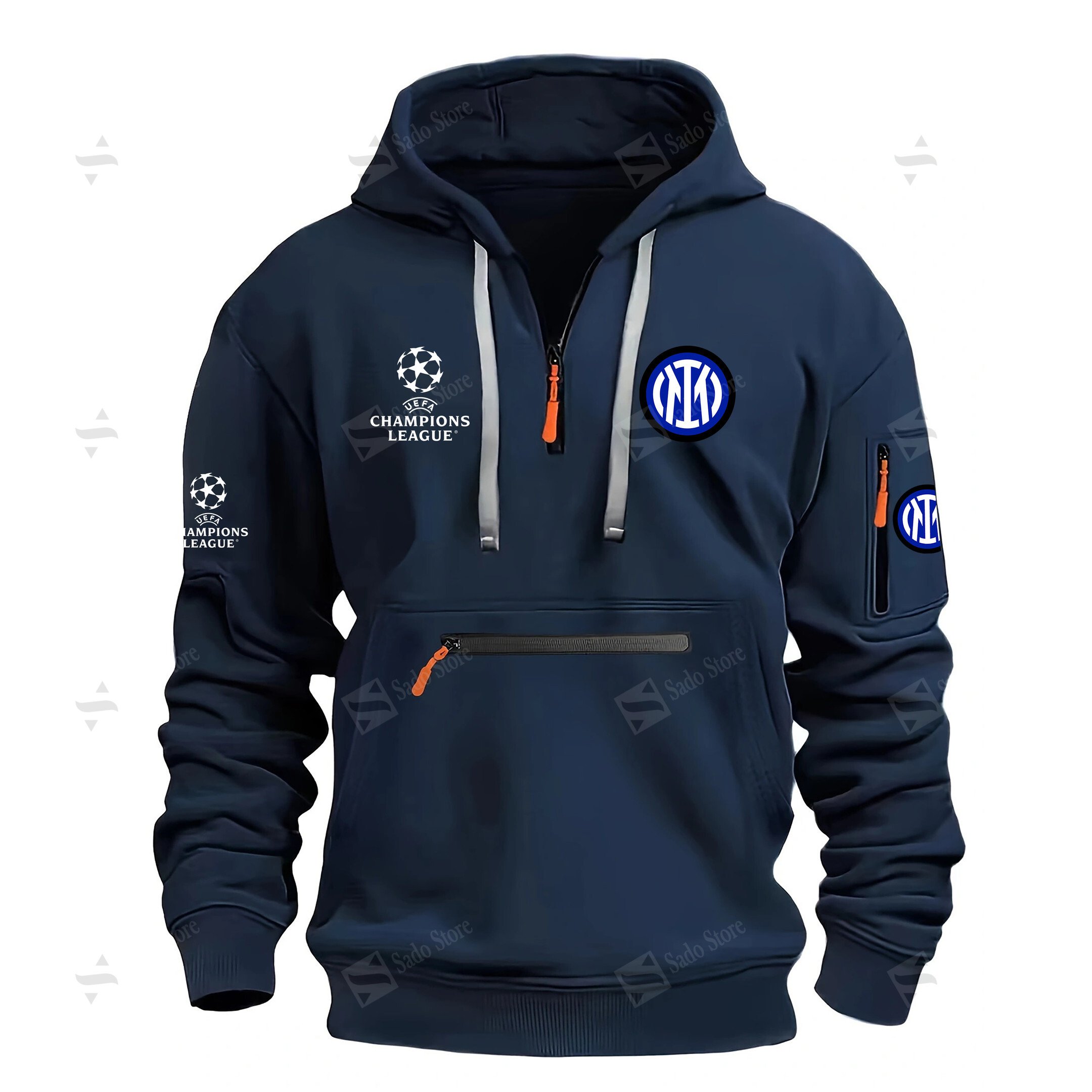 Buildercar - Half-Zip Hoodies - Inter Milan