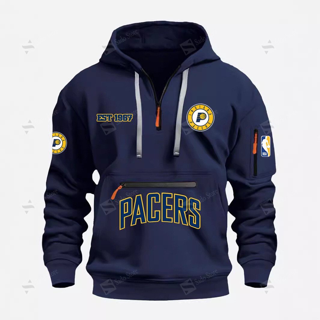 Buildercar - Half-Zip Hoodies Indiana Pacers