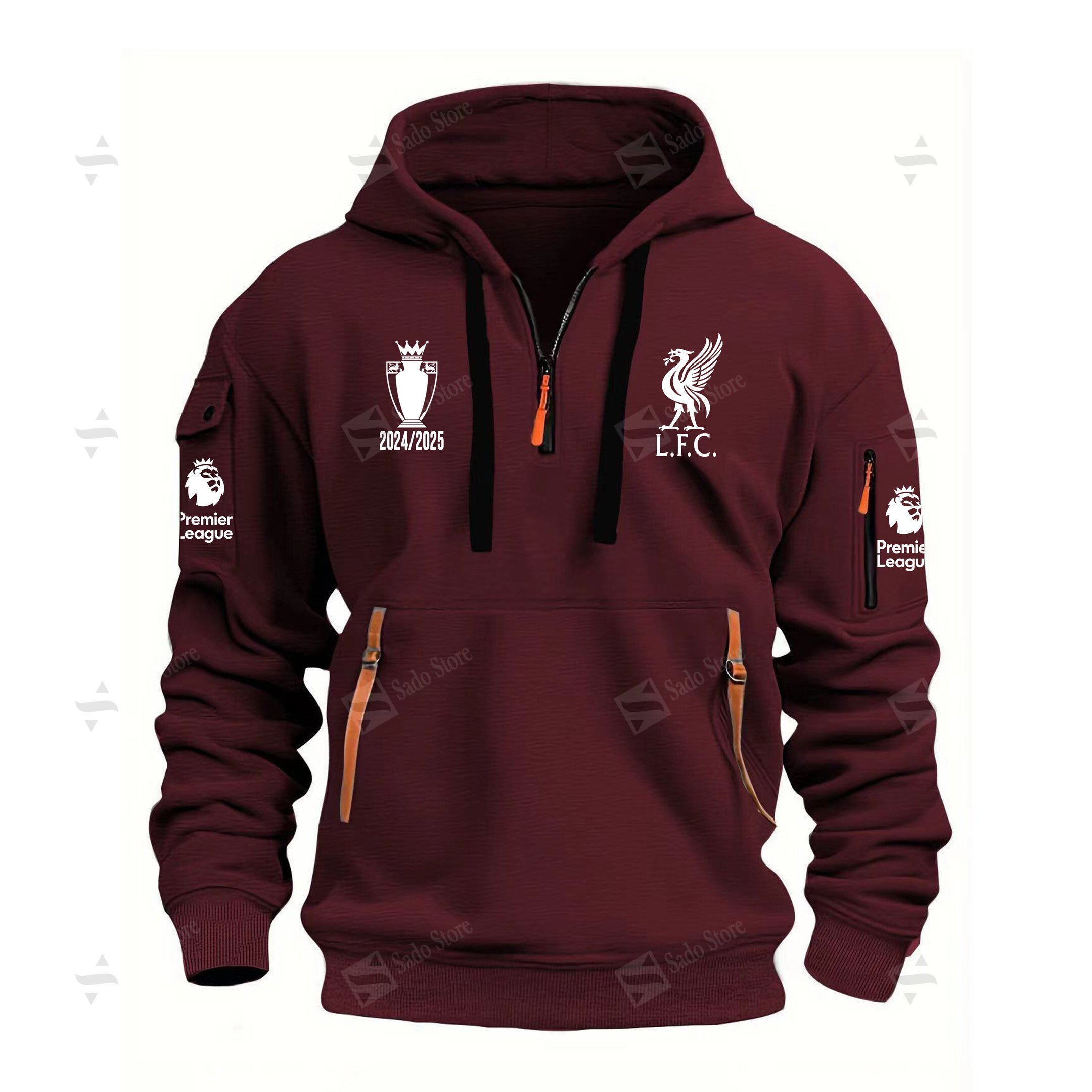 Buildercar - Hoodie Half Zipper - 2024 –25 Premier League X Liverpool F.C