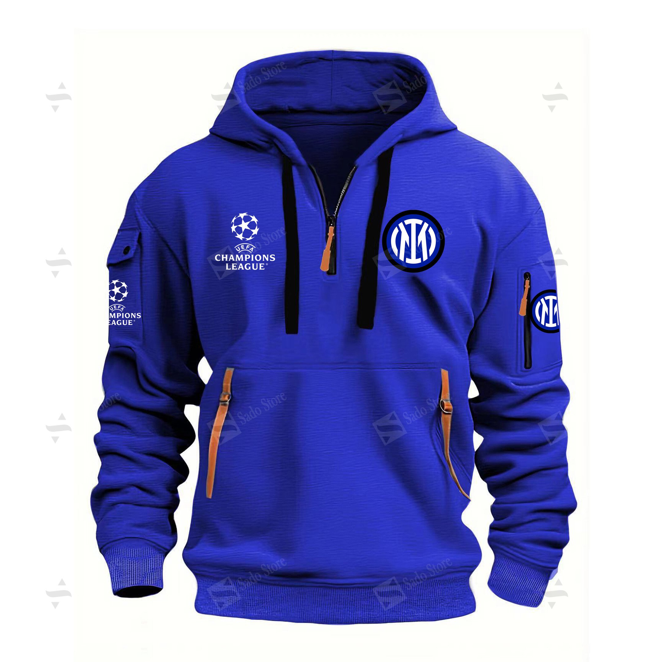 Buildercar - Hoodie Half Zipper - Inter Milan
