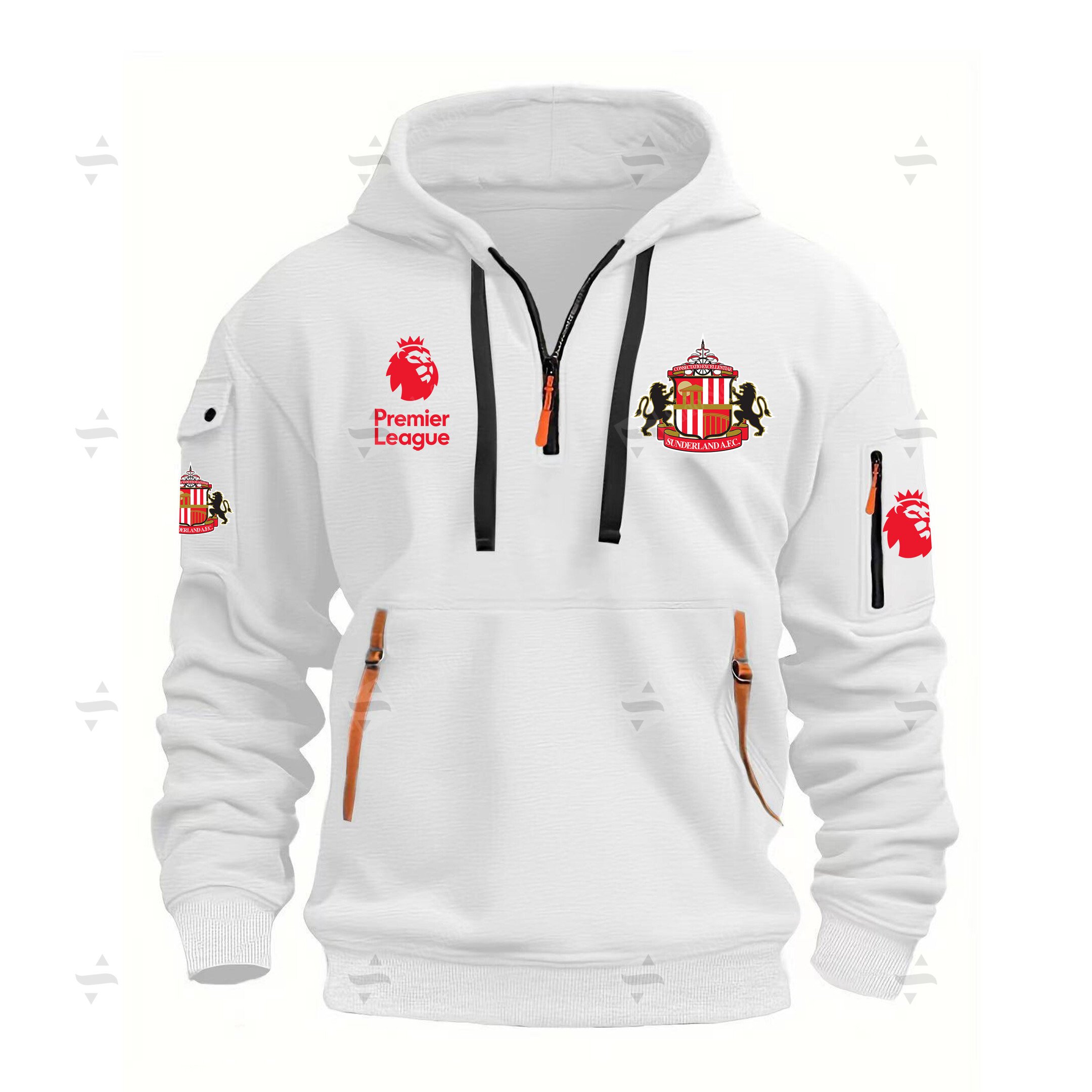 Buildercar - Hoodie Half Zipper - Sunderland