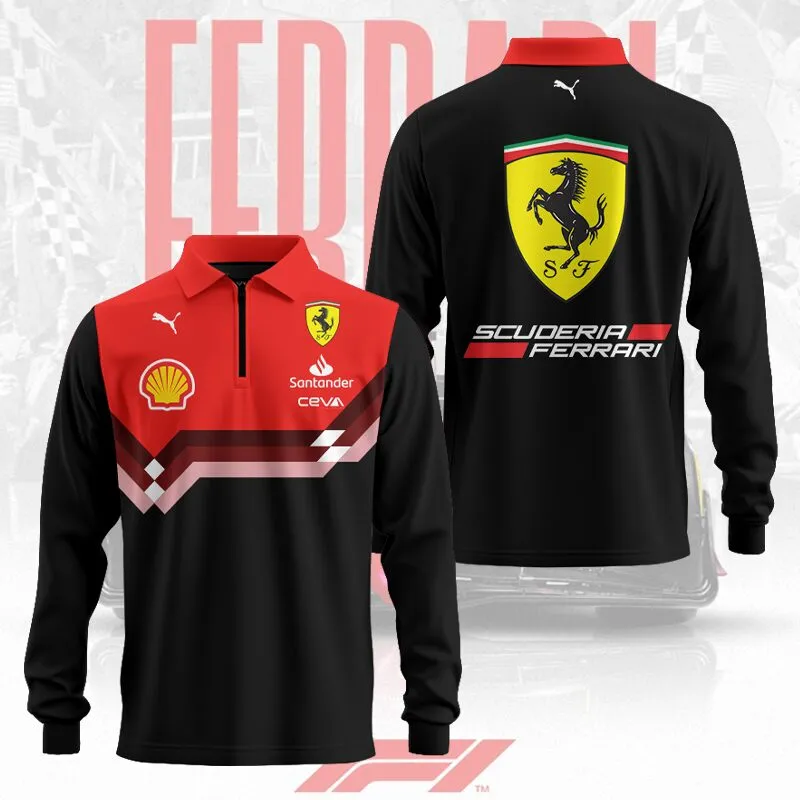 Buildercar - Long Sleeve Polo FERRARI hm31102589