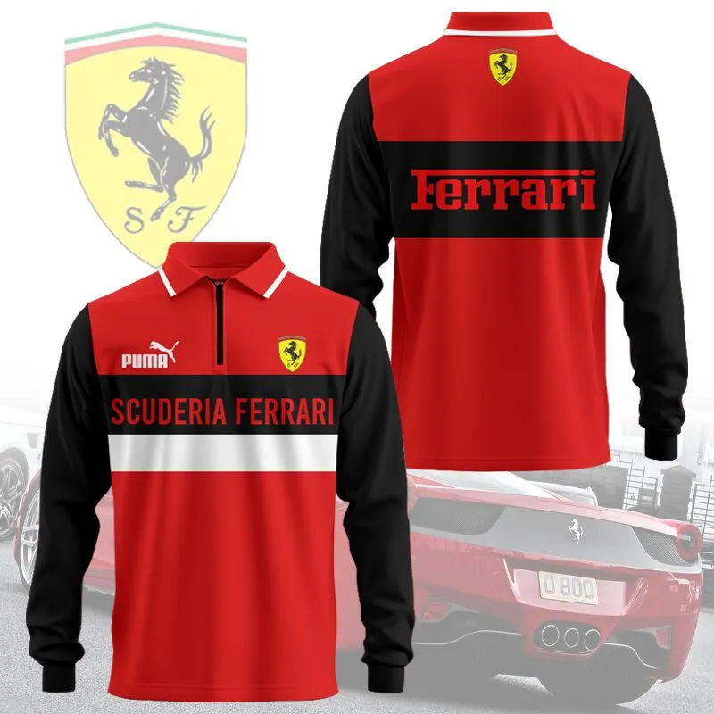 Buildercar -  Long Sleeve Polo FERRARI hm31102592