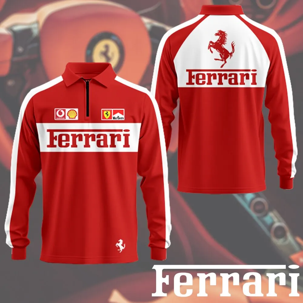 Buildercar -  Long Sleeve Polo FERRARI hm31102594