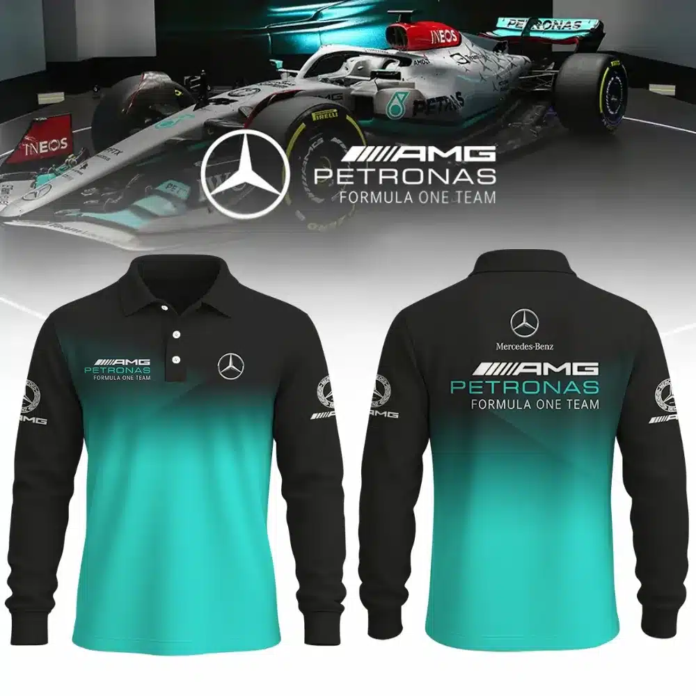 Buildercar -  Men's Long Sleeve Polo MERCEDES hm31102617