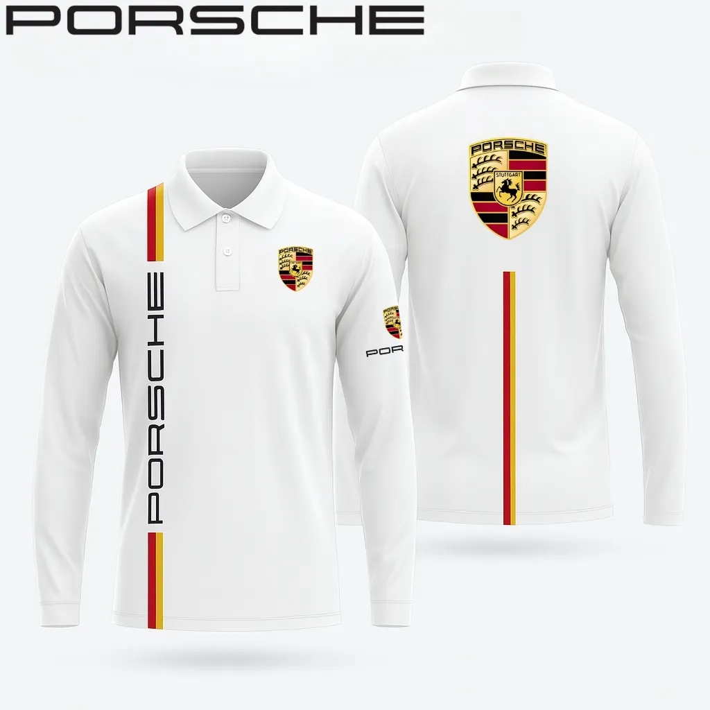 Buildercar -  Men's Long Sleeve Polo PORSCHE hm31102530