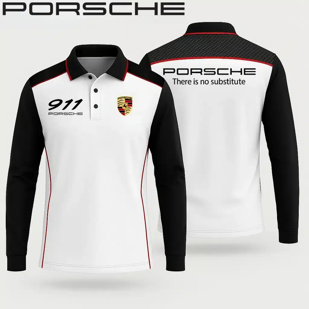 Buildercar -  Men's Long Sleeve Polo PORSCHE hm31102533