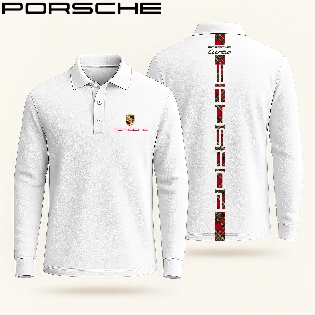 Buildercar -  Men's Long Sleeve Polo PORSCHE hm31102542