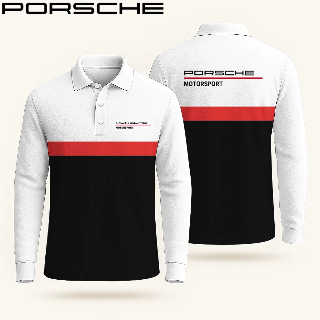 Buildercar - Men's Long Sleeve Polo PORSCHE hm31102548