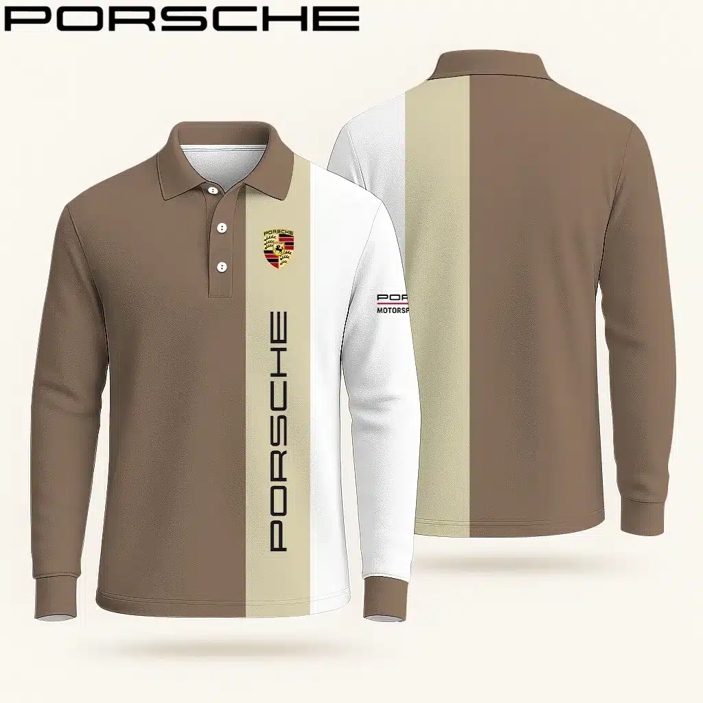 Buildercar -  Men's Long Sleeve Polo PORSCHE hm31102551