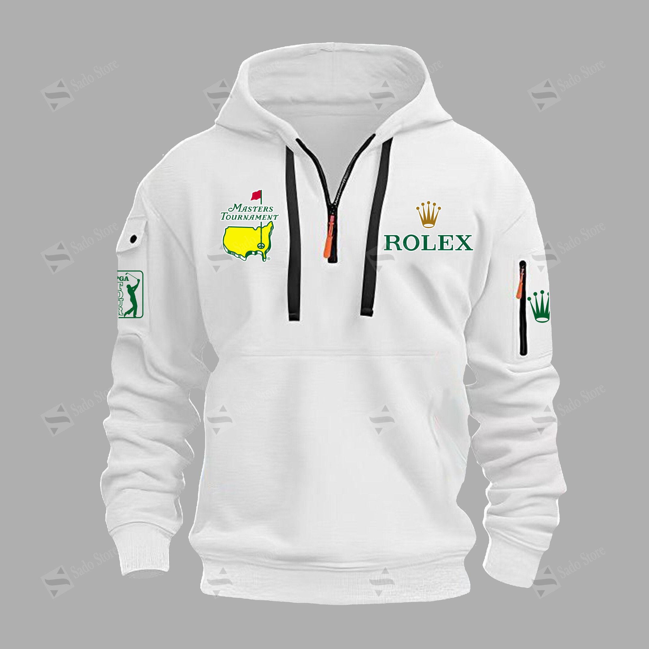 Buildercar - Minimal Zip Hoodie -Masters Tournament