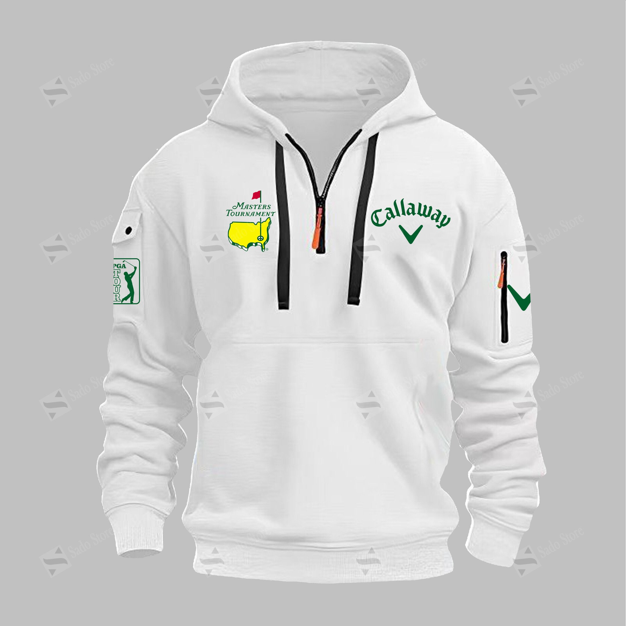 Buildercar - Minimal Zip Hoodie -Masters Tournament
