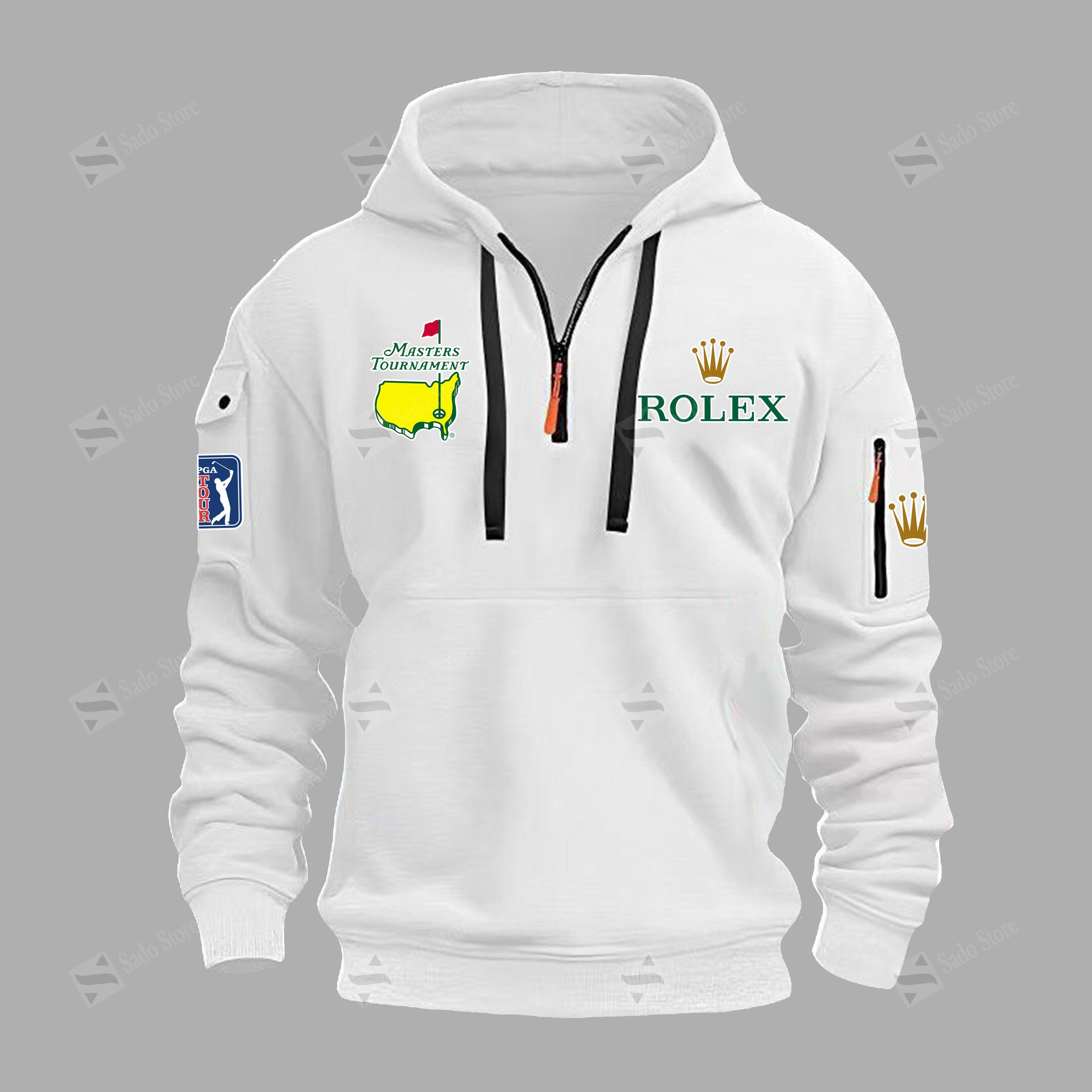 Buildercar - Minimal Zip Hoodie -Masters Tournament