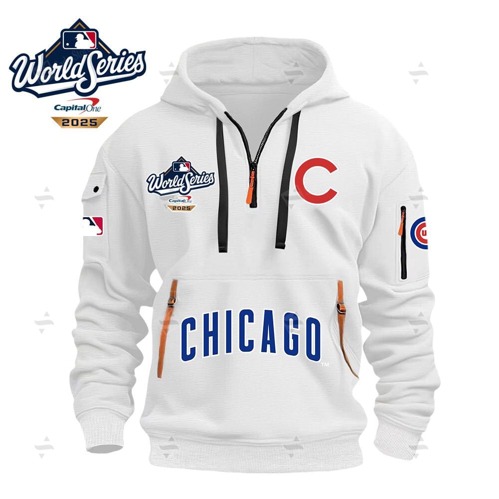 Buildercar - MLB - Chicago Cubs - Hoodie Half Zipper